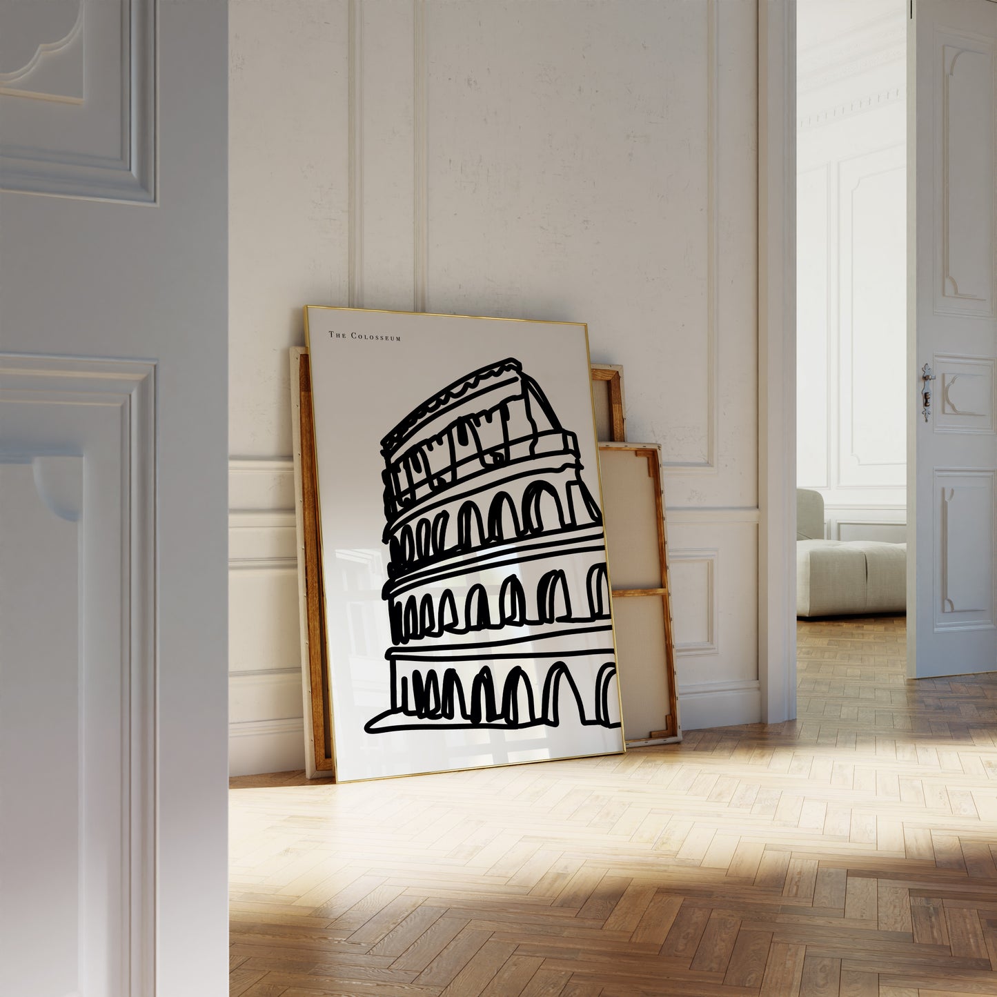 Rome Black and White Art Print