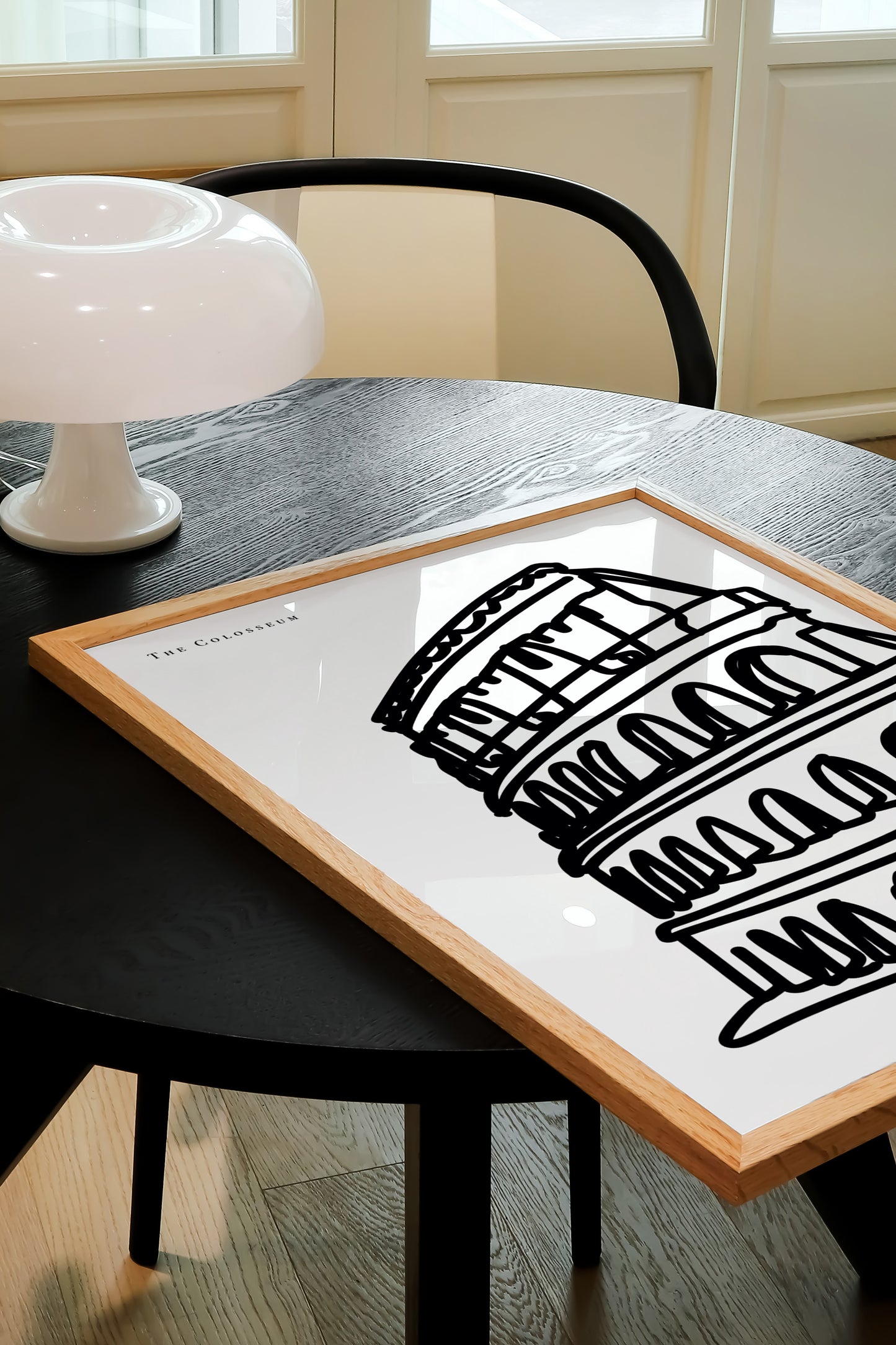 Rome Black and White Art Print