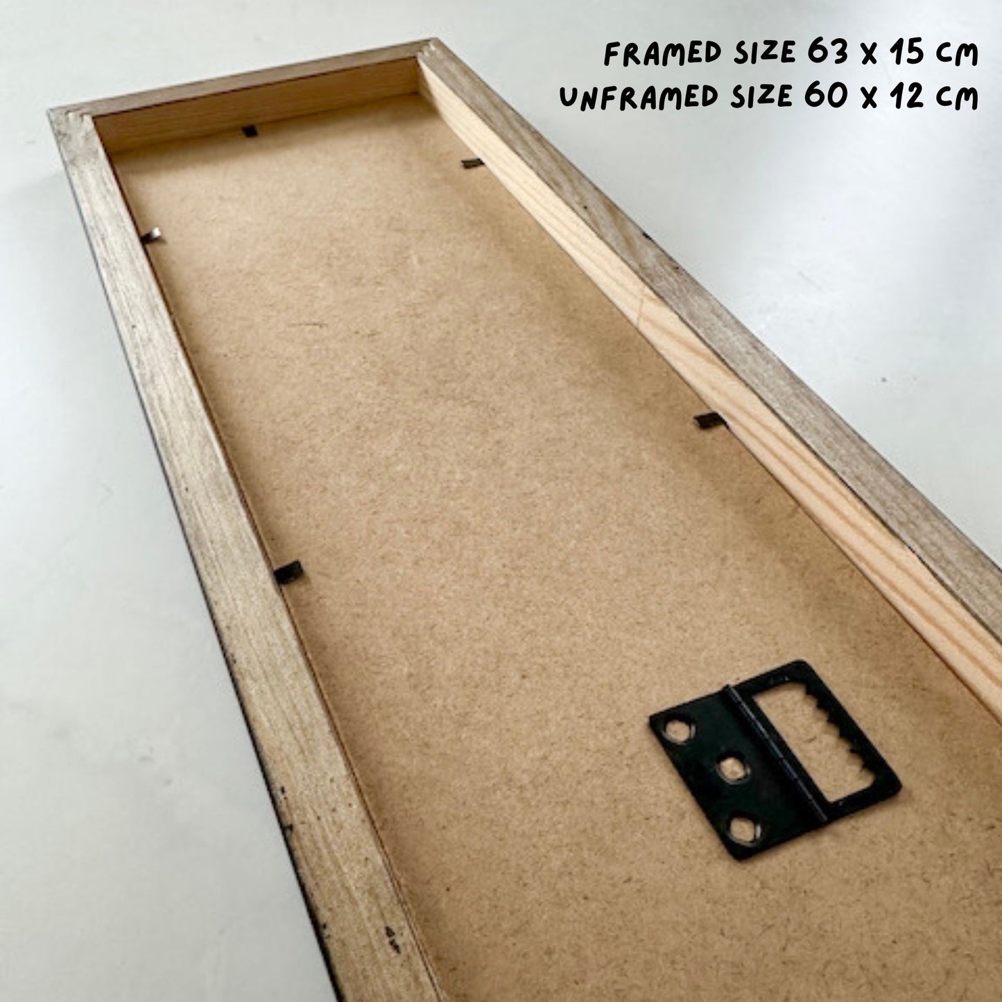 But First... Coffee Panoramic Art Print / Framed or Unframed / 60 cm x 12 cm