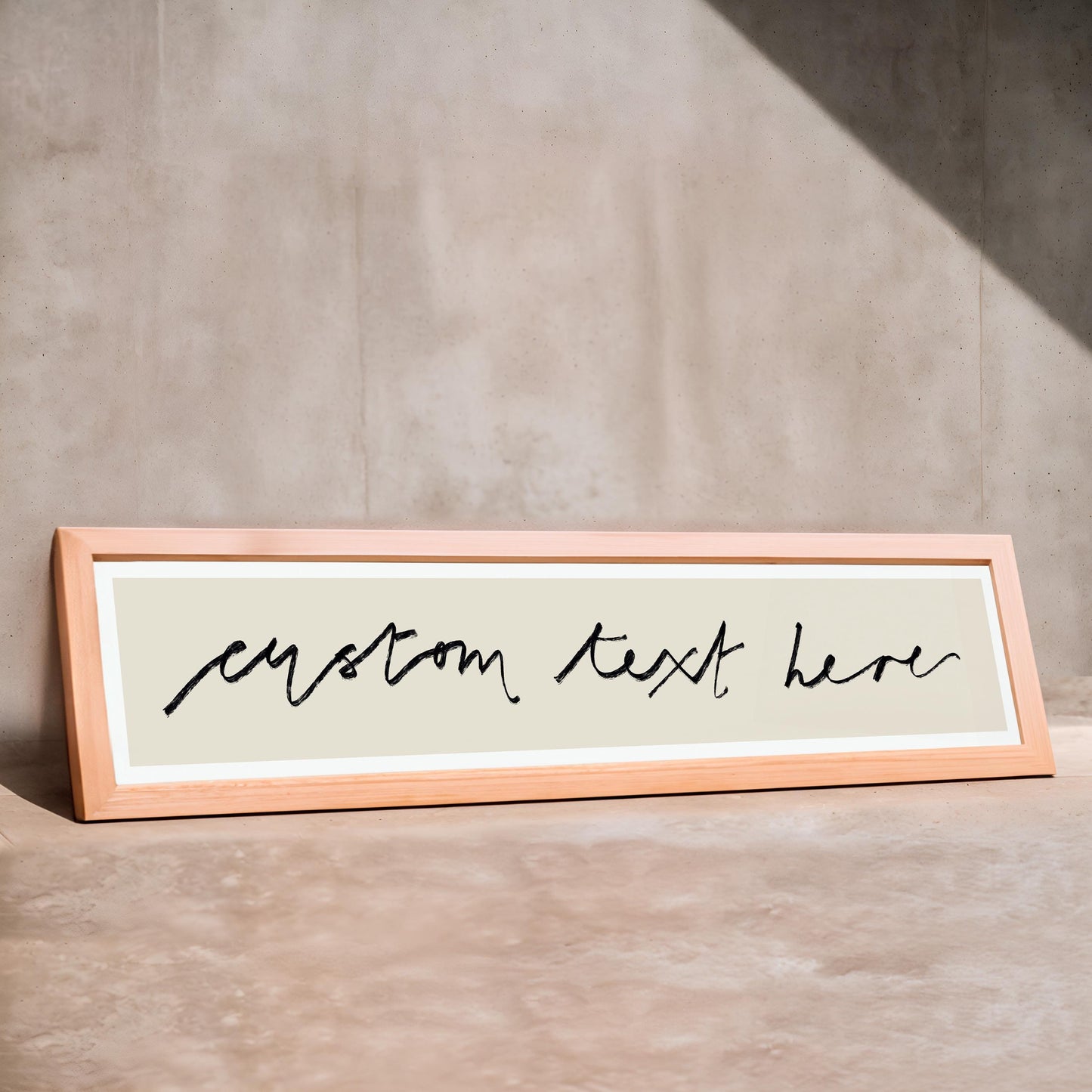 Personalised Text Art Print
