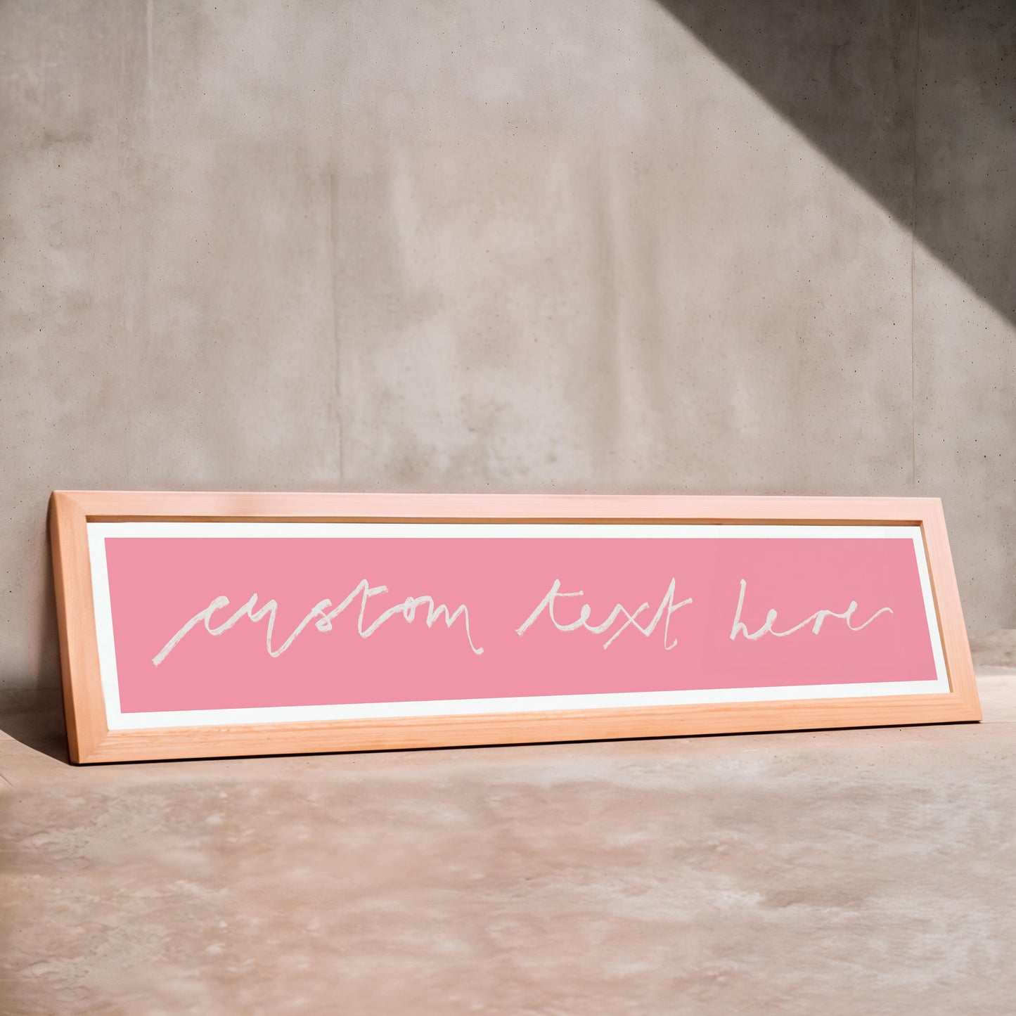 Personalised Text Art Print