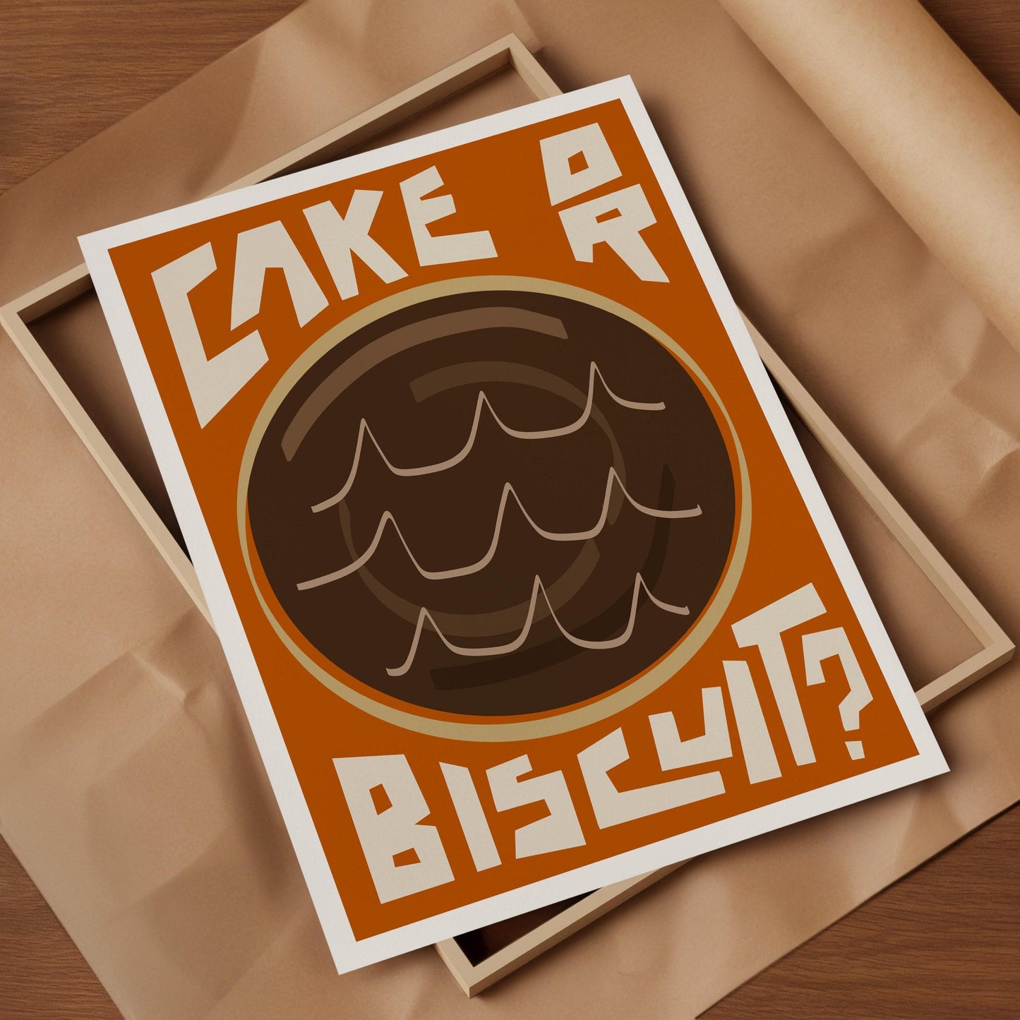 Jaffa Cake Art Print