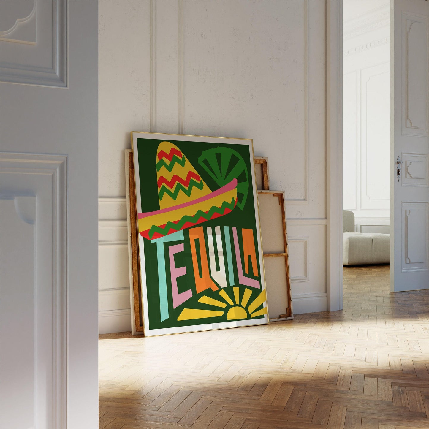 Tequila Art Print