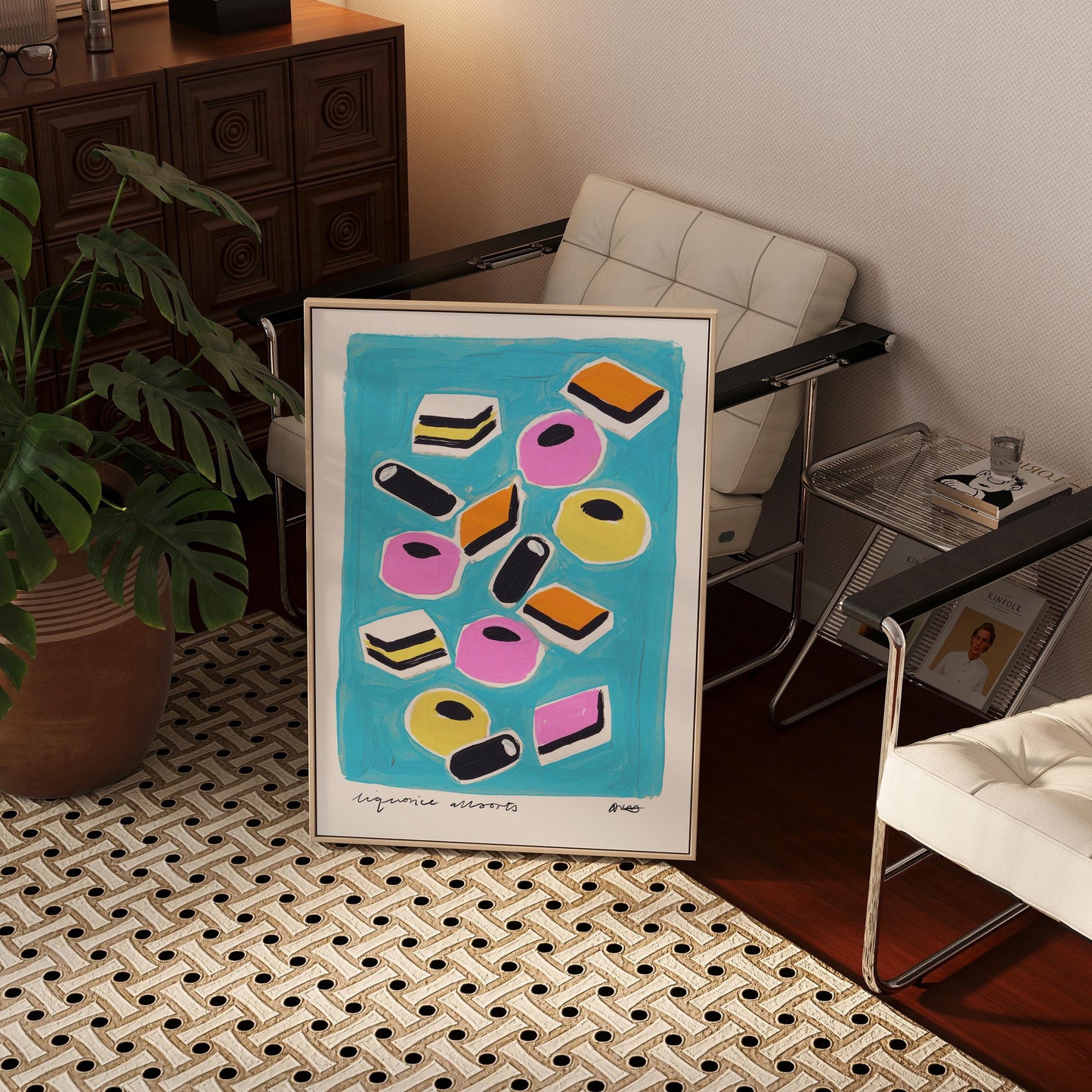 Liquorice Allsorts Painting Art Print