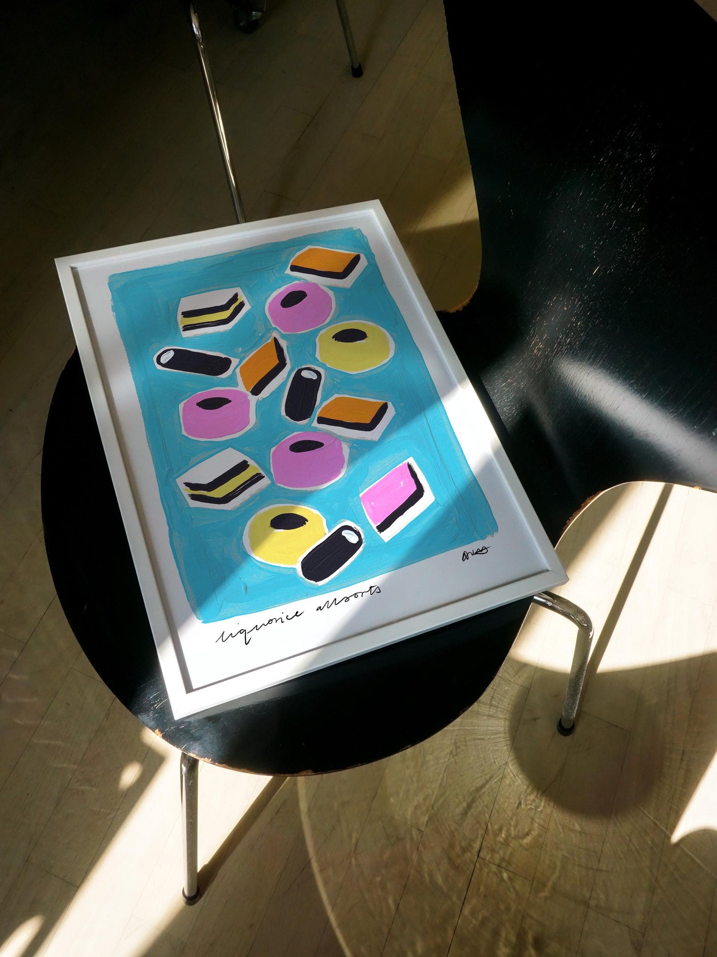 Liquorice Allsorts Painting Art Print