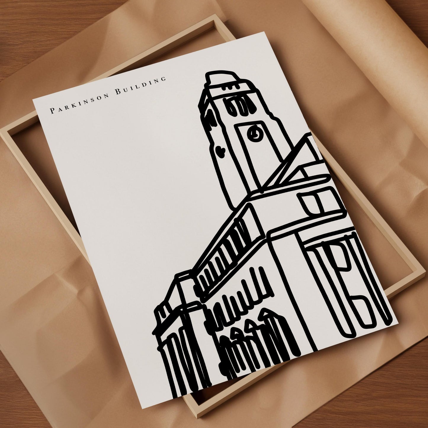 Parkinson Building Leeds University Art Print