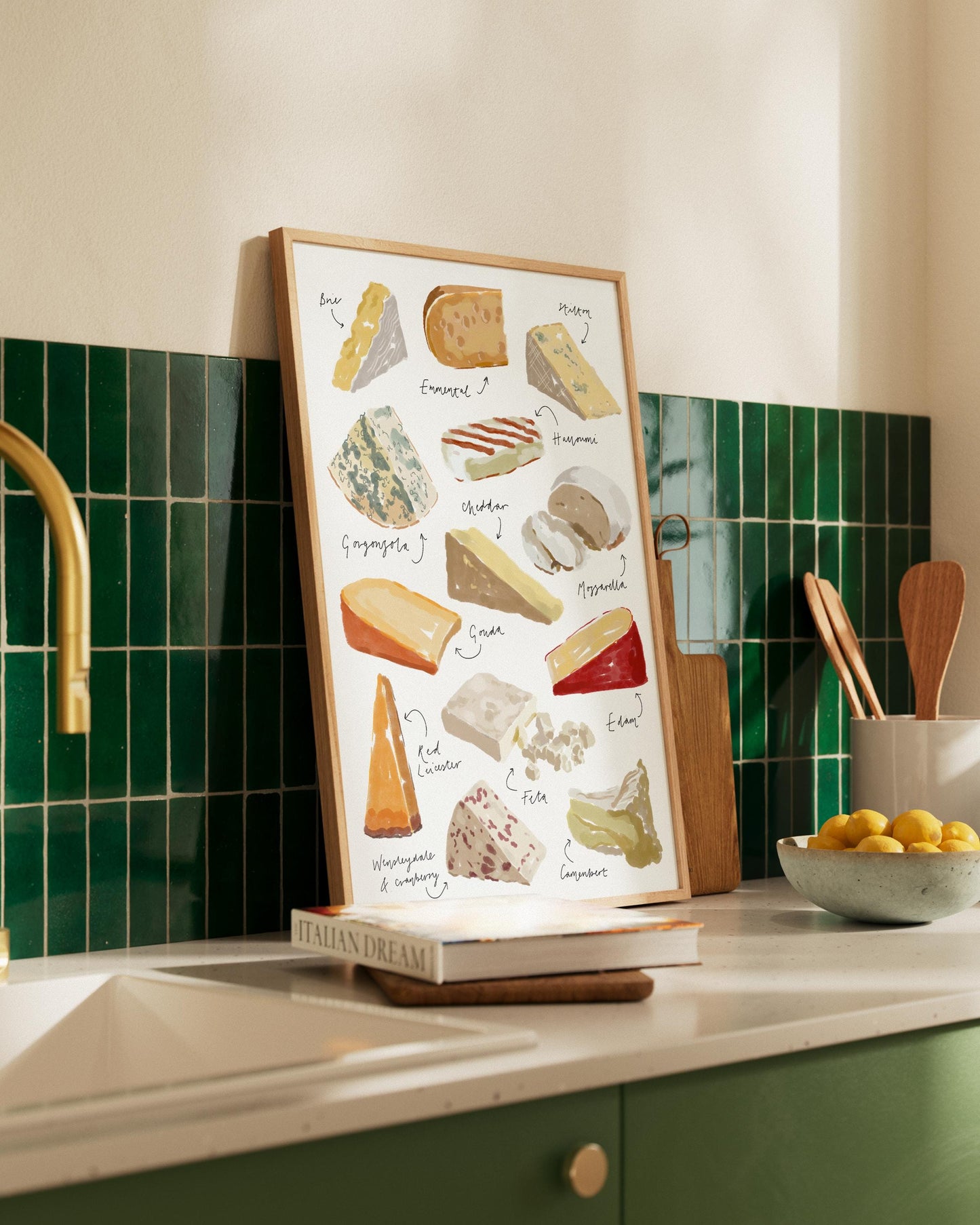 Cheese Art Print