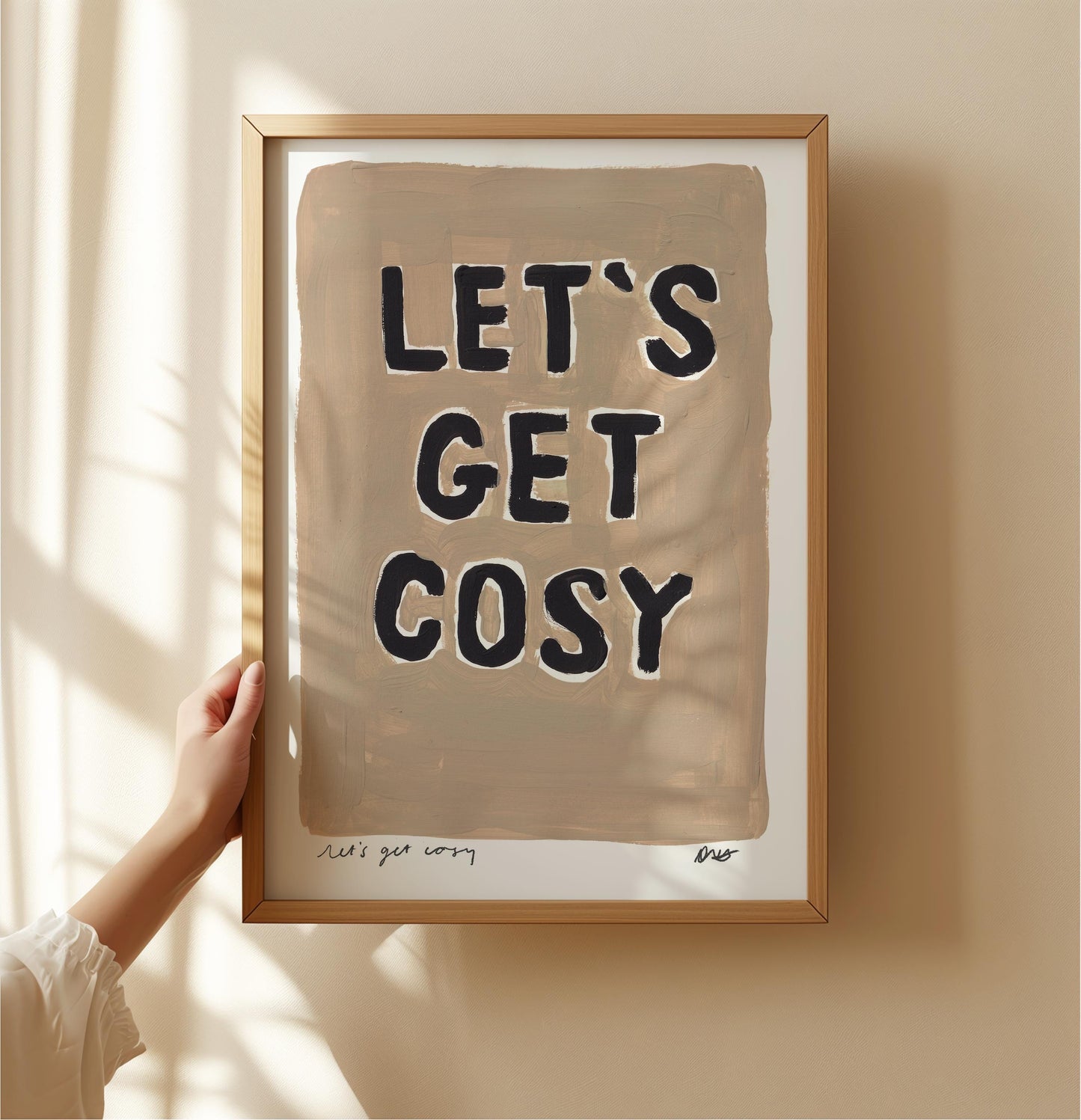 Let's Get Cosy Painting Art Print