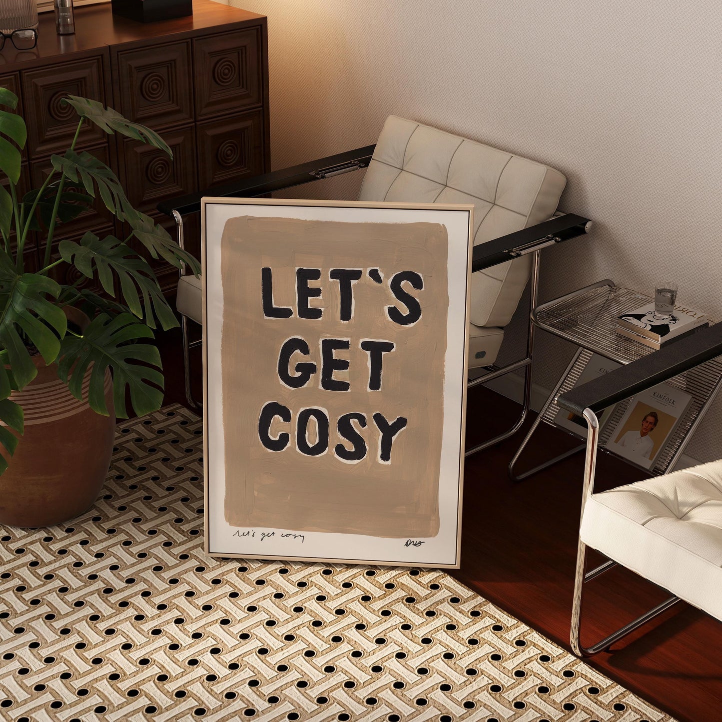 Let's Get Cosy Painting Art Print
