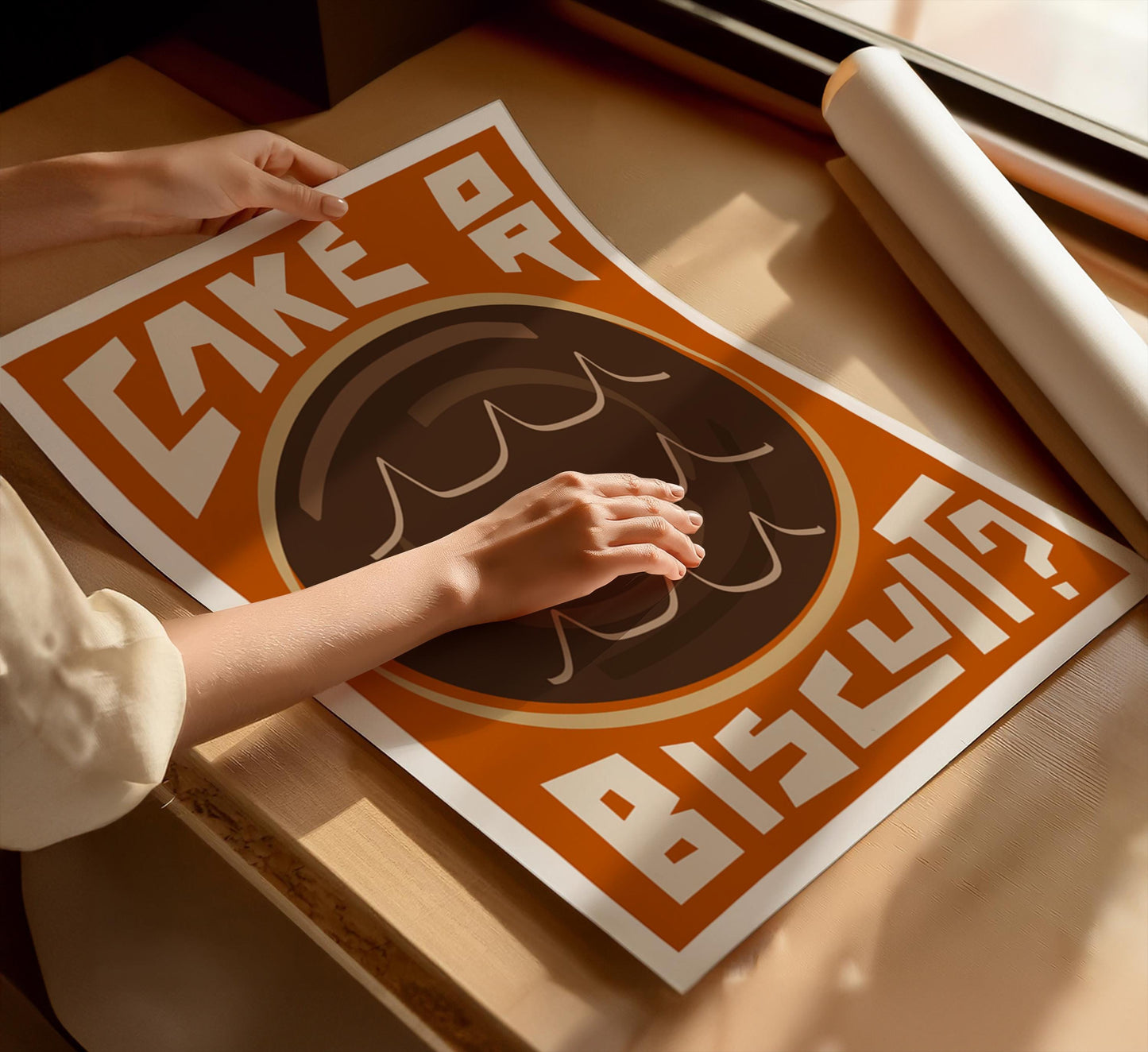 Jaffa Cake Art Print