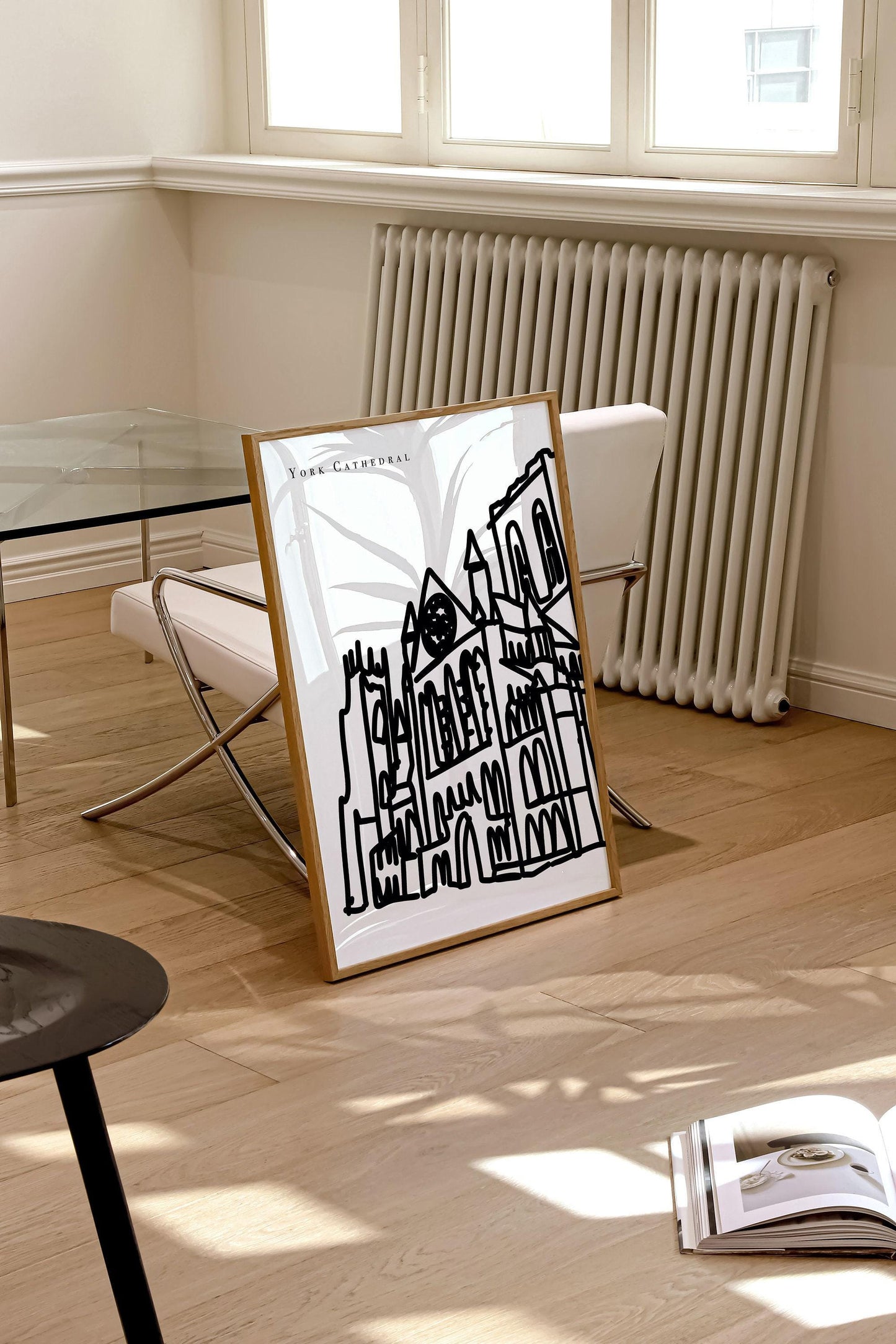 York Black and White Art Print