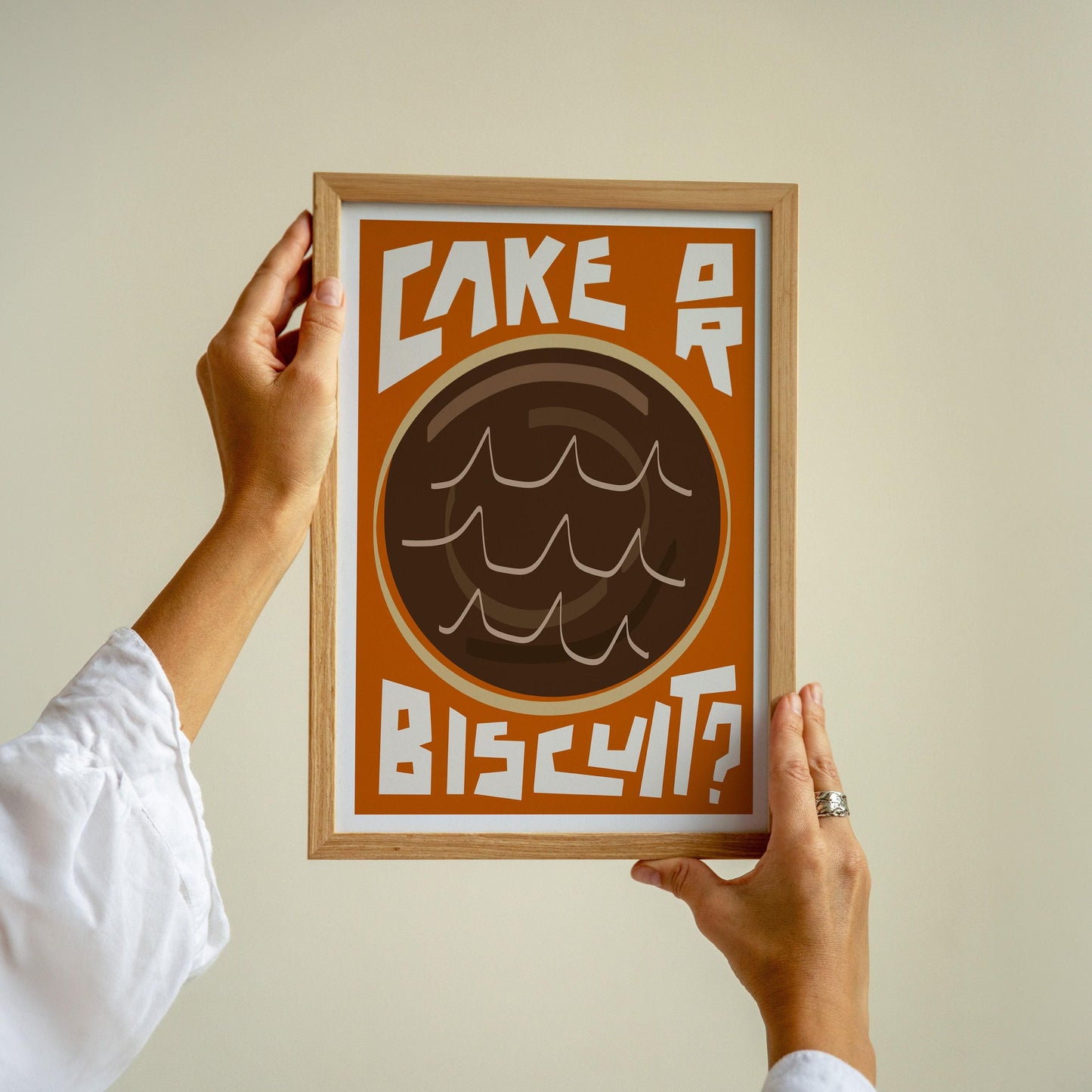 Jaffa Cake Art Print