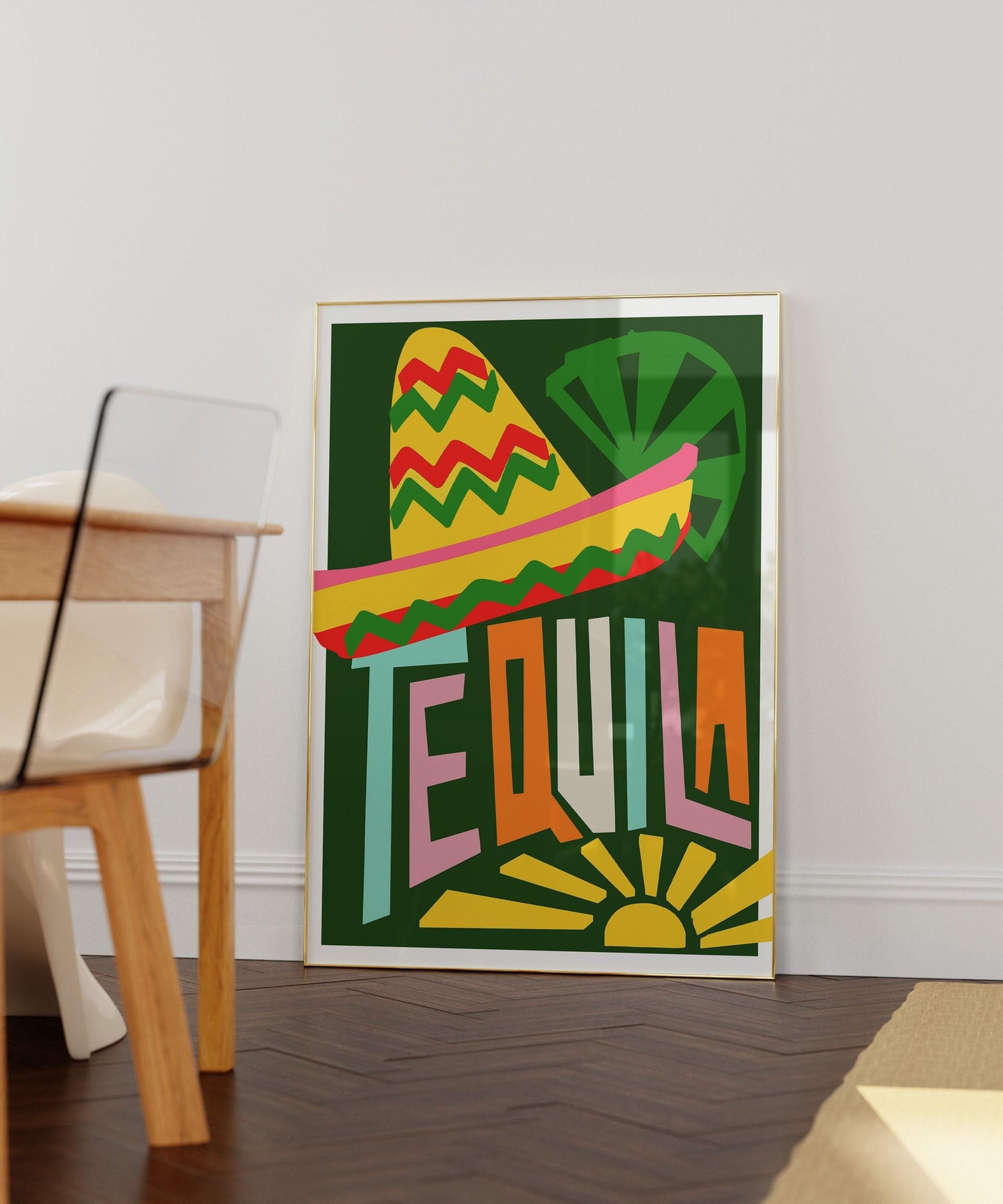 Tequila Art Print