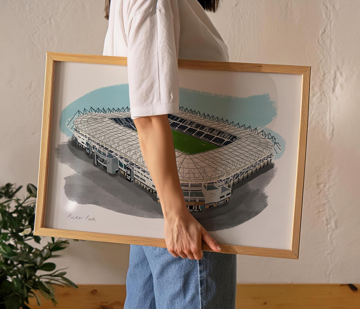 Pride Park Stadium Art Print
