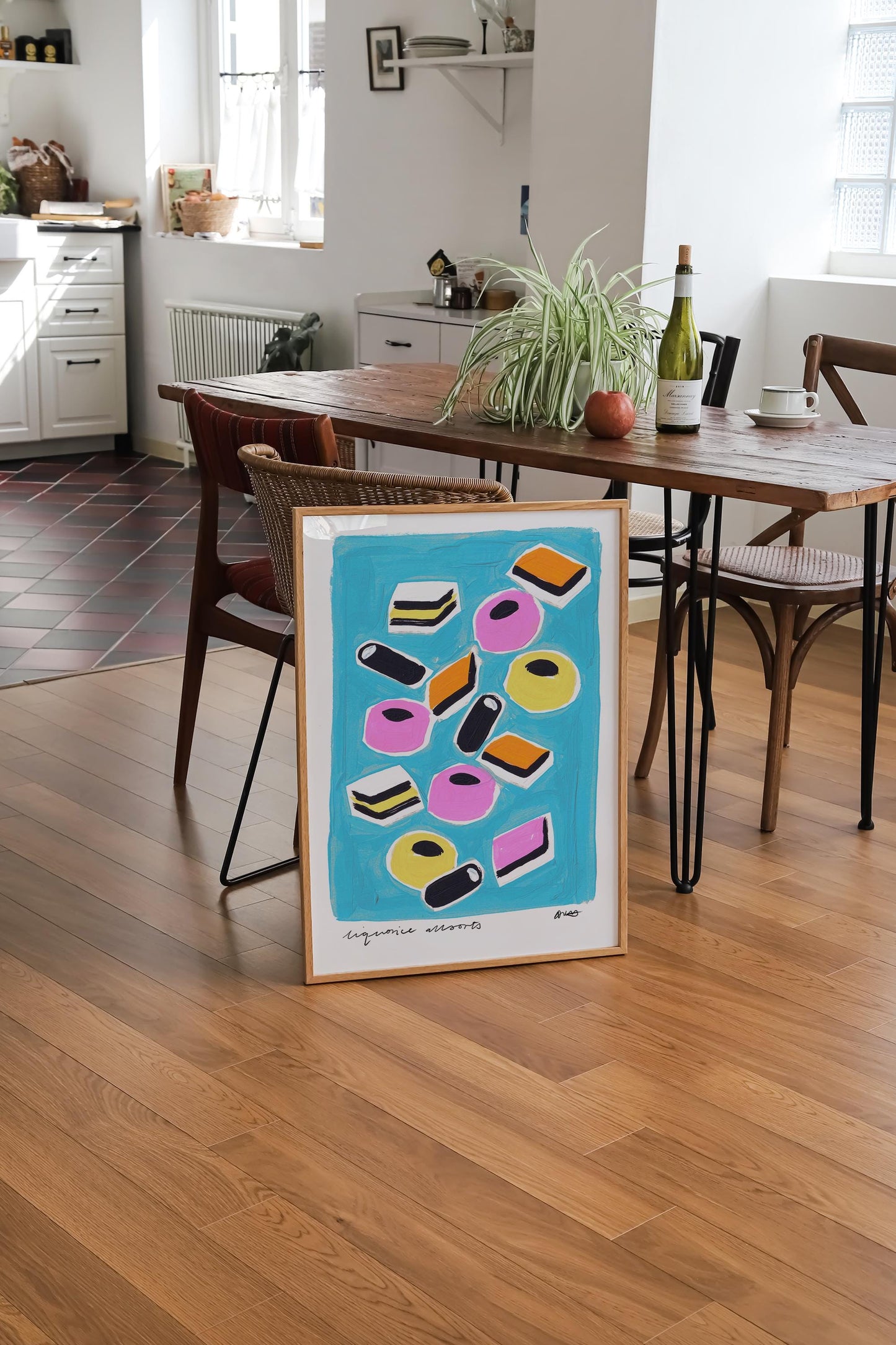 Liquorice Allsorts Painting Art Print