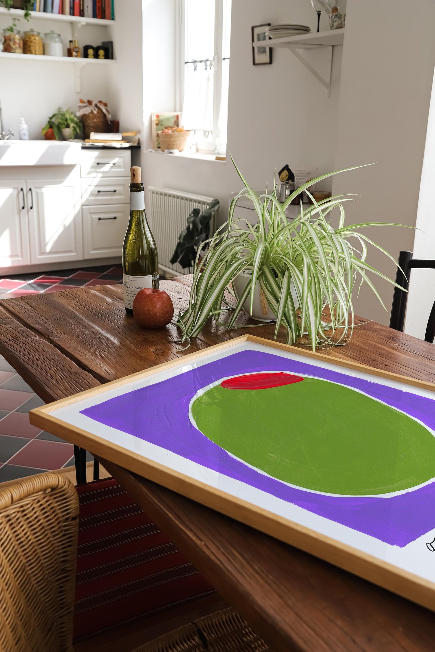 Olive Painting Art Print