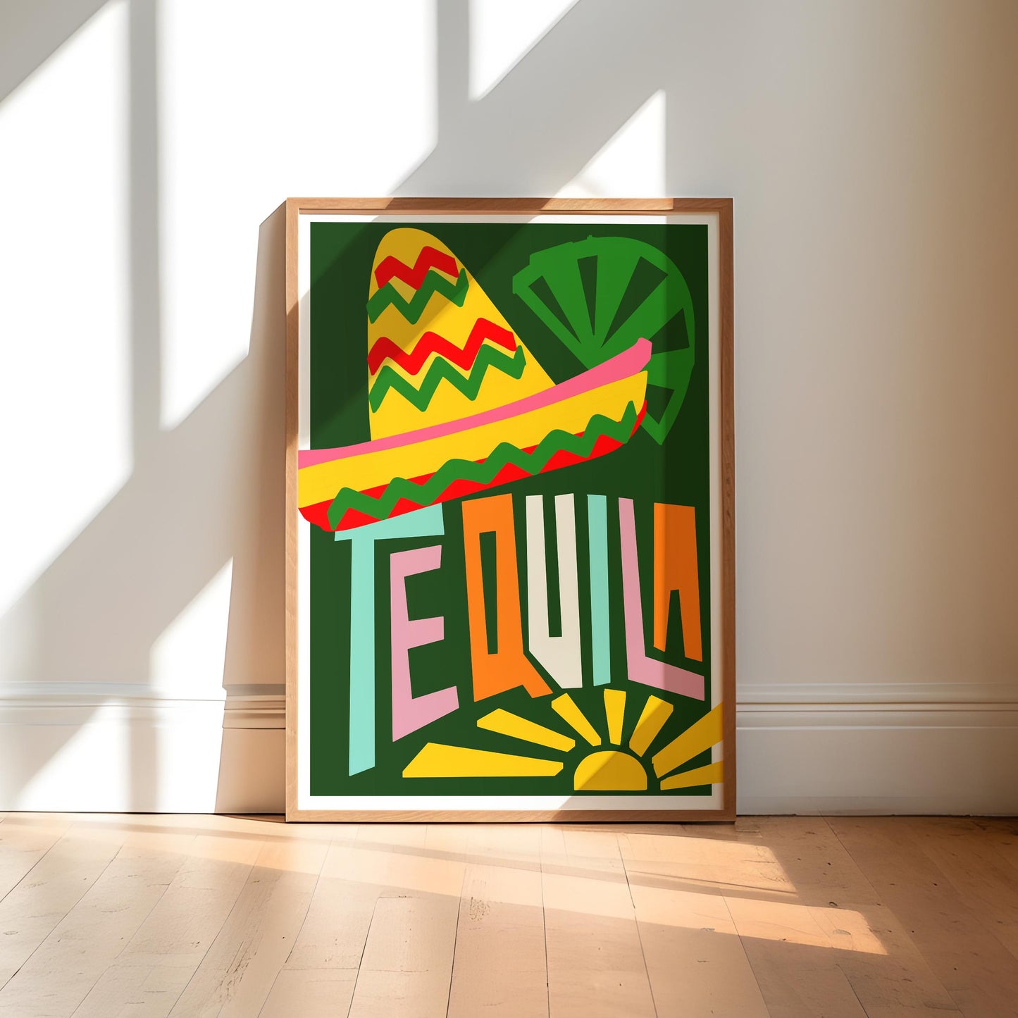 Tequila Art Print