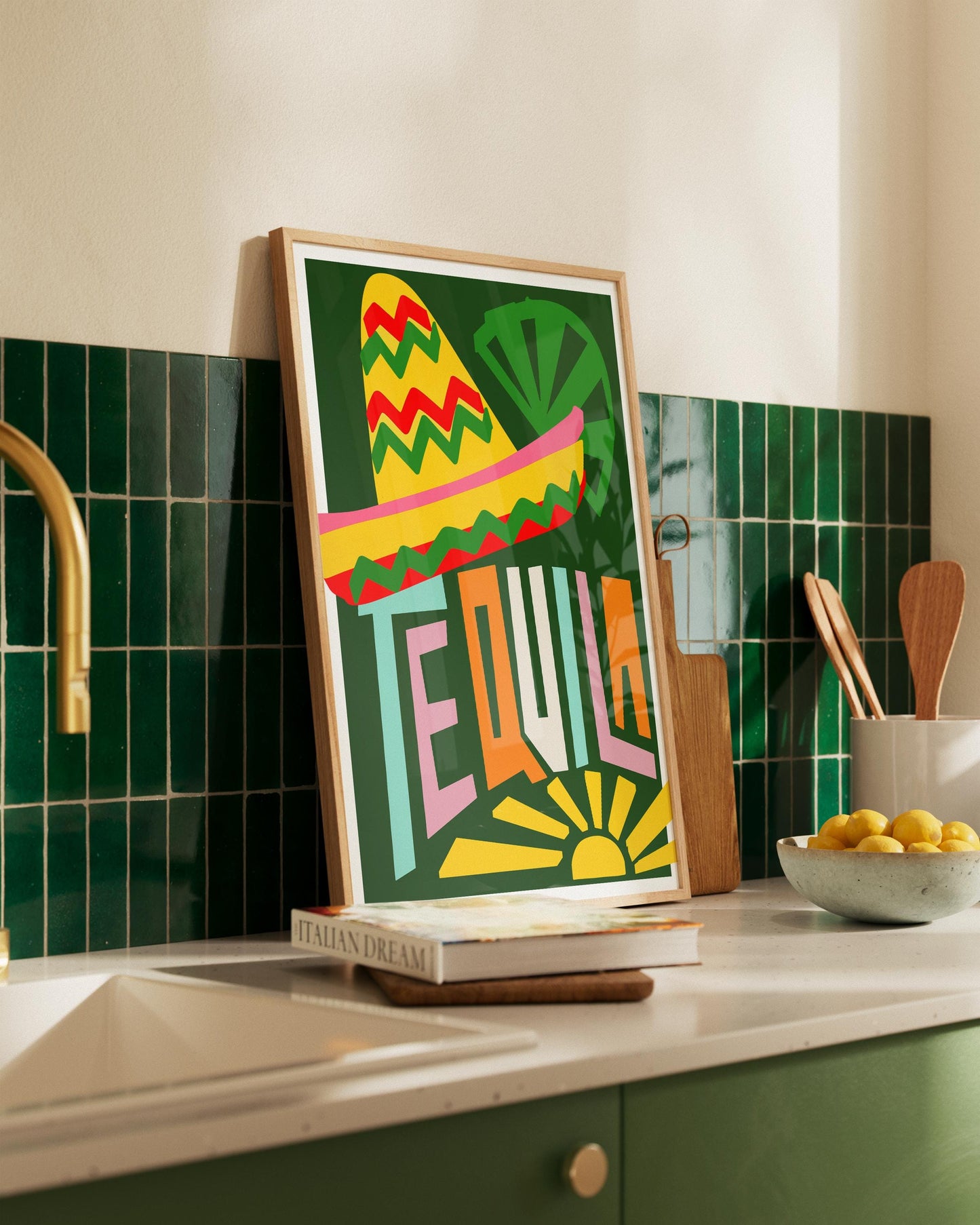 Tequila Art Print