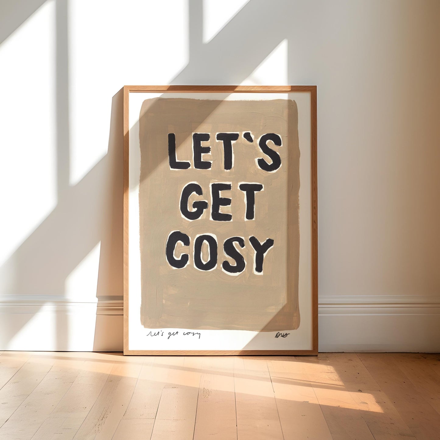 Let's Get Cosy Painting Art Print
