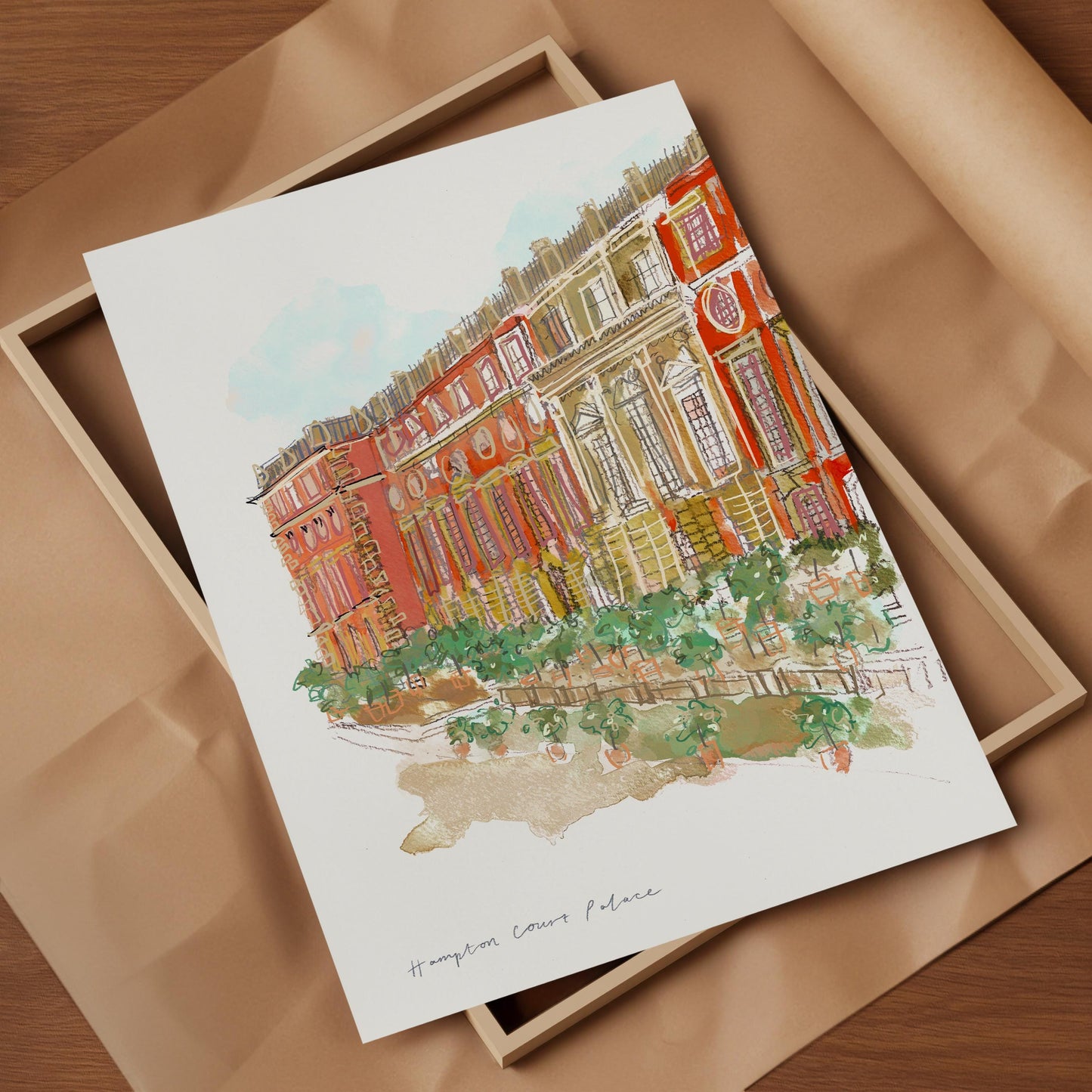 Hampton Court Palace Art Print