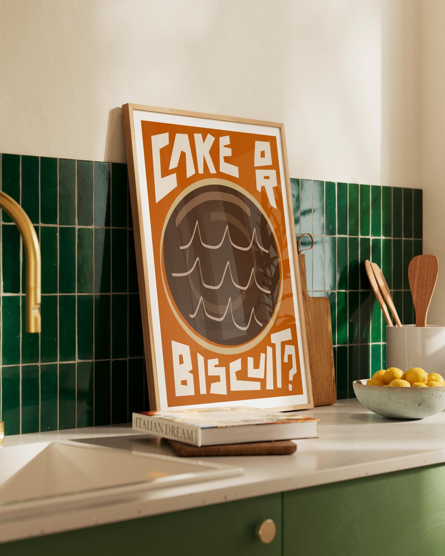 Jaffa Cake Art Print