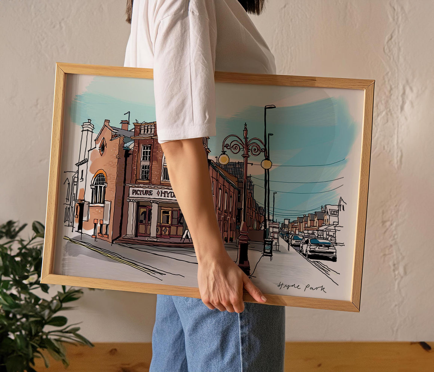 Hyde Park Leeds Art Print