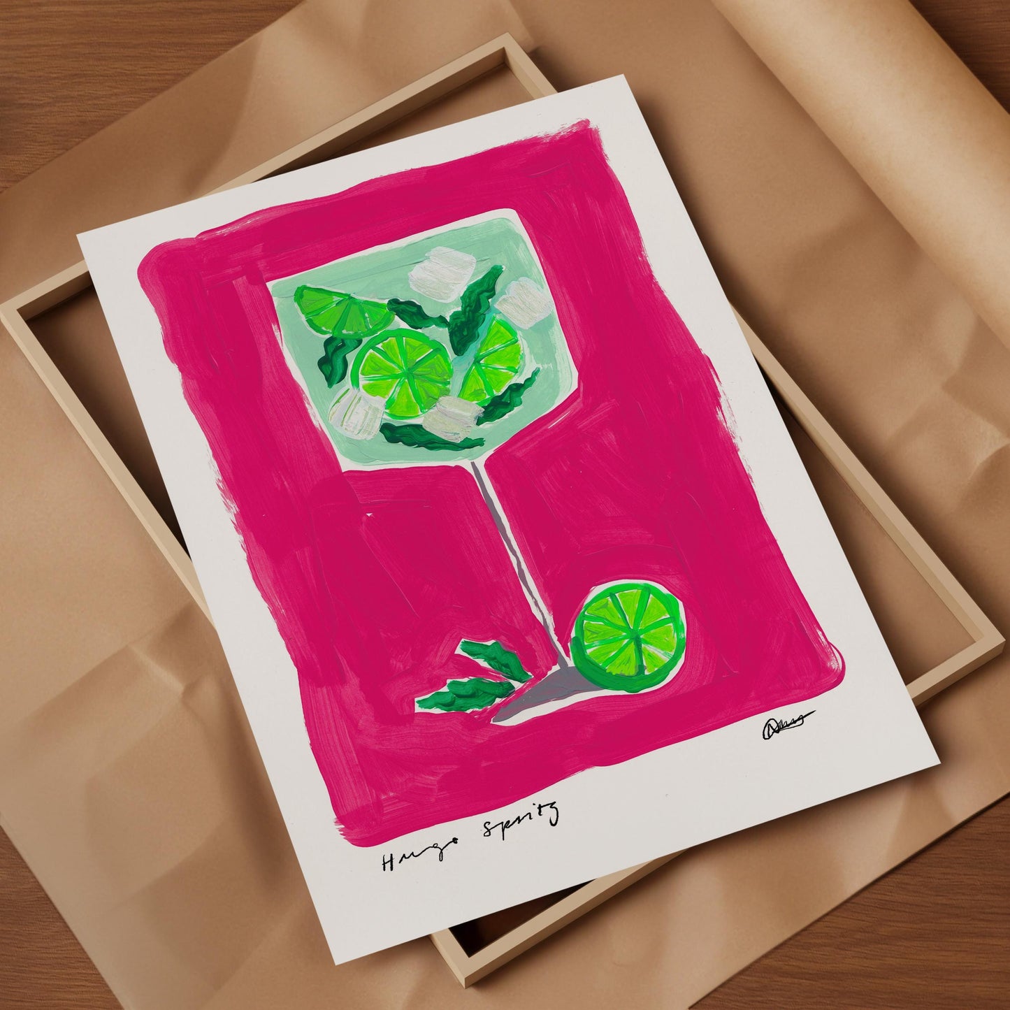 Hugo Spritz Art Print