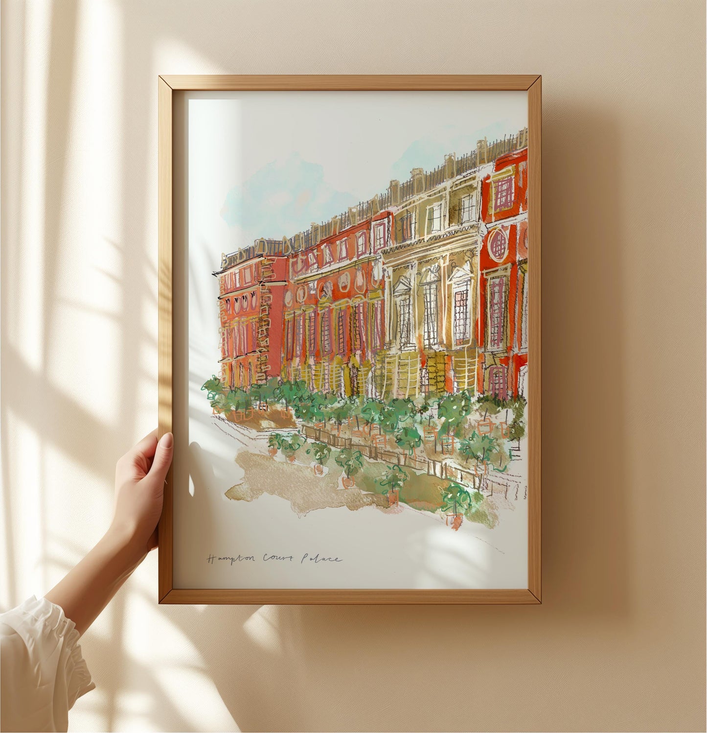 Hampton Court Palace Art Print