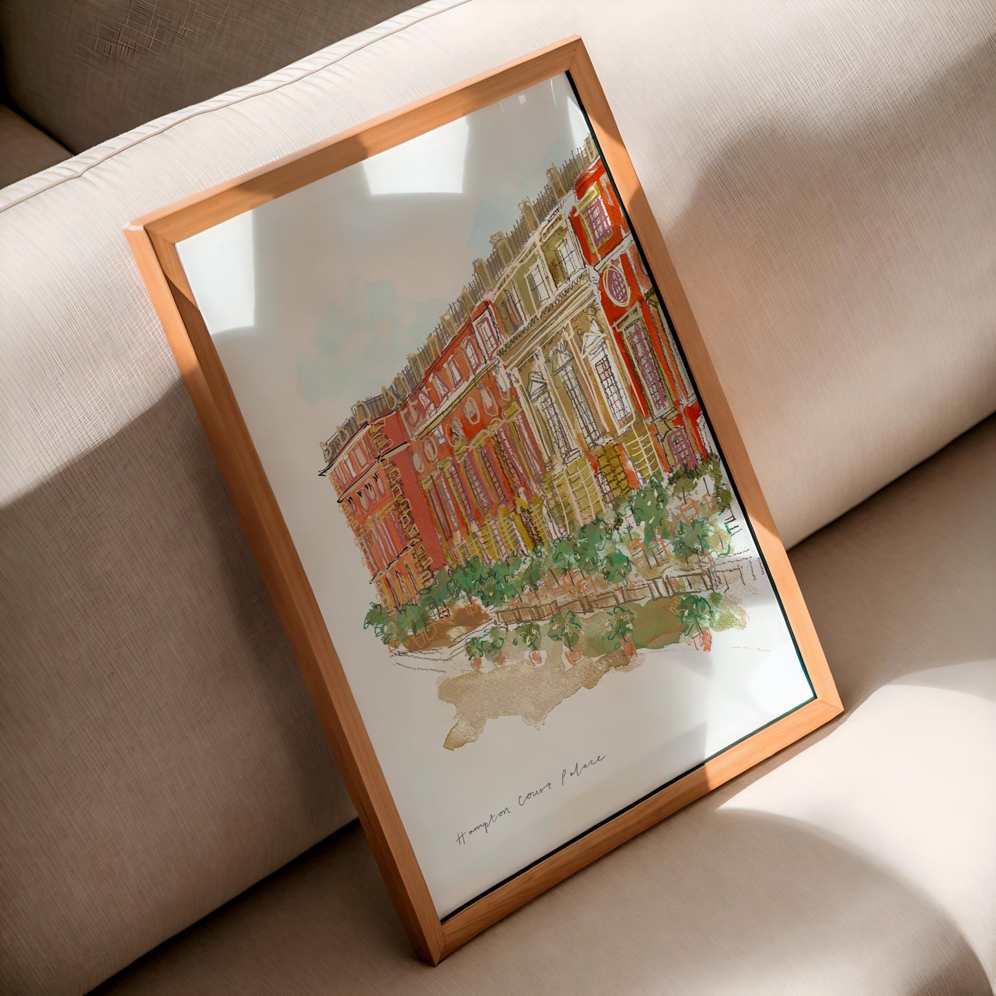 Hampton Court Palace Art Print
