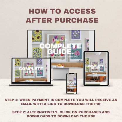 Ultimate Art Print Business Guide - How to Sell your Art Ebook - 72 Pages