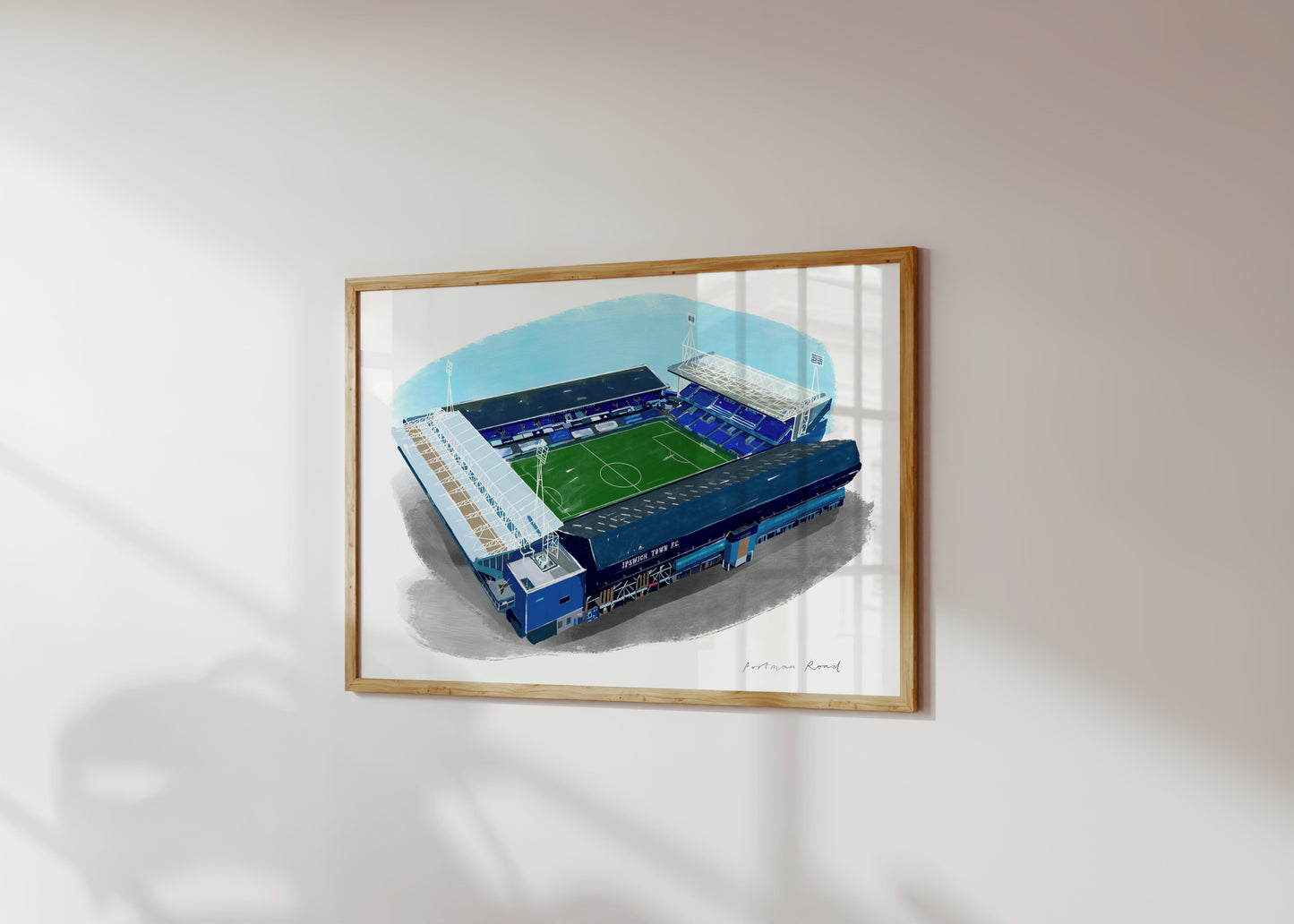 Ipswich Stadium Art Print