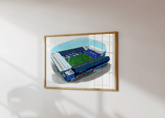 Ipswich Stadium Art Print