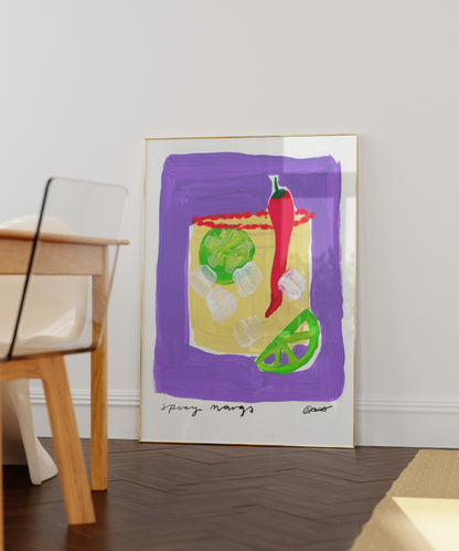 Spicy Margs Art Print