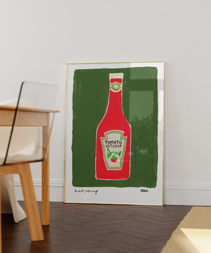 Ketchup Art Print