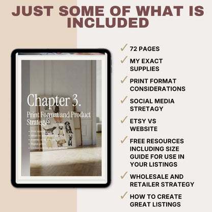 Ultimate Art Print Business Guide - How to Sell your Art Ebook - 72 Pages