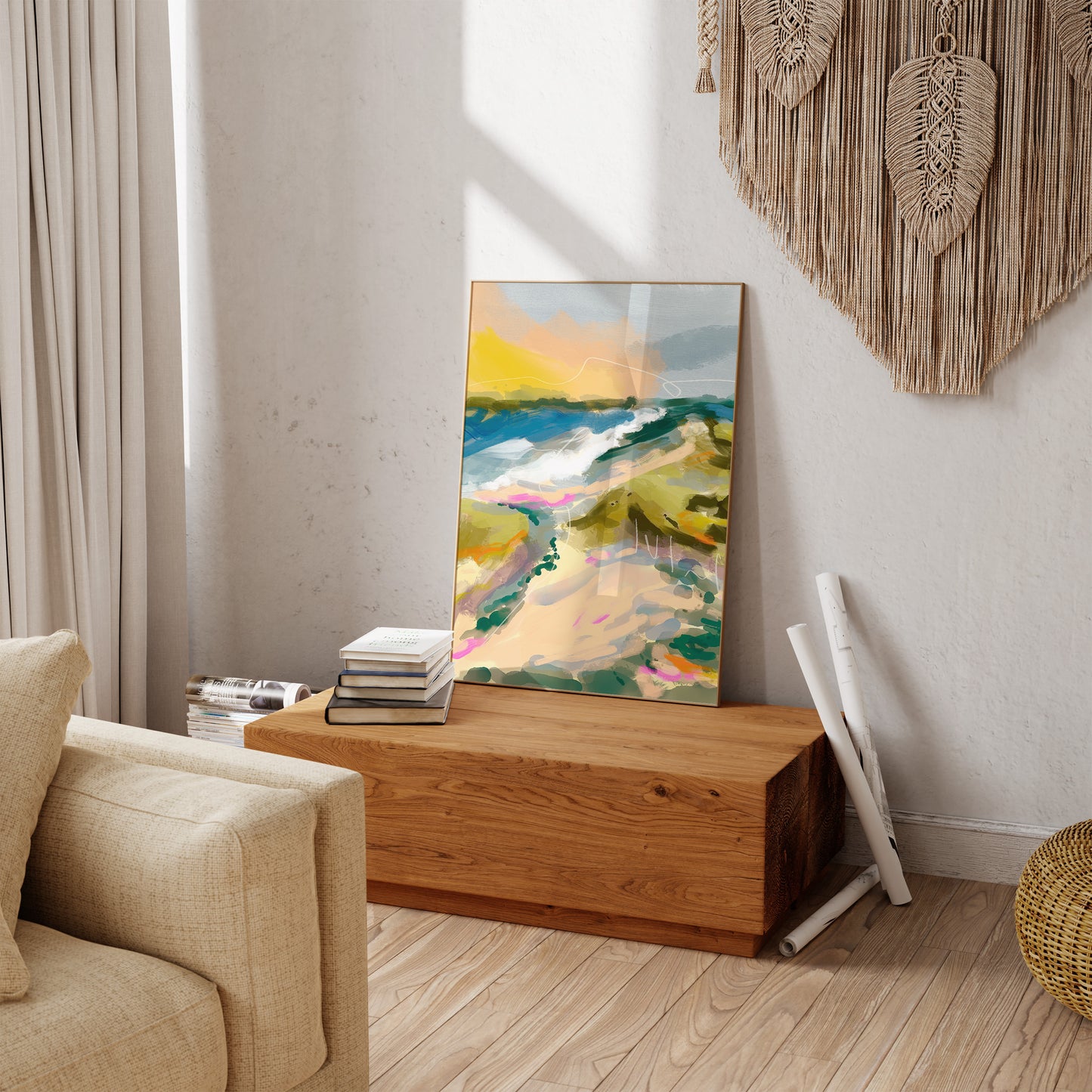 Beach Abstract Art Print