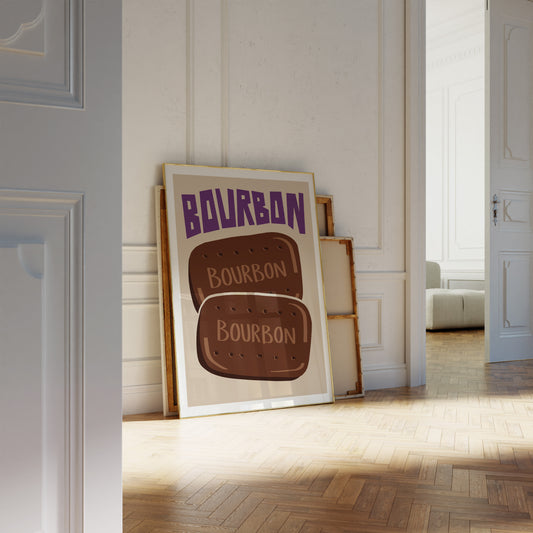 Bourbon Biscuit Art Print