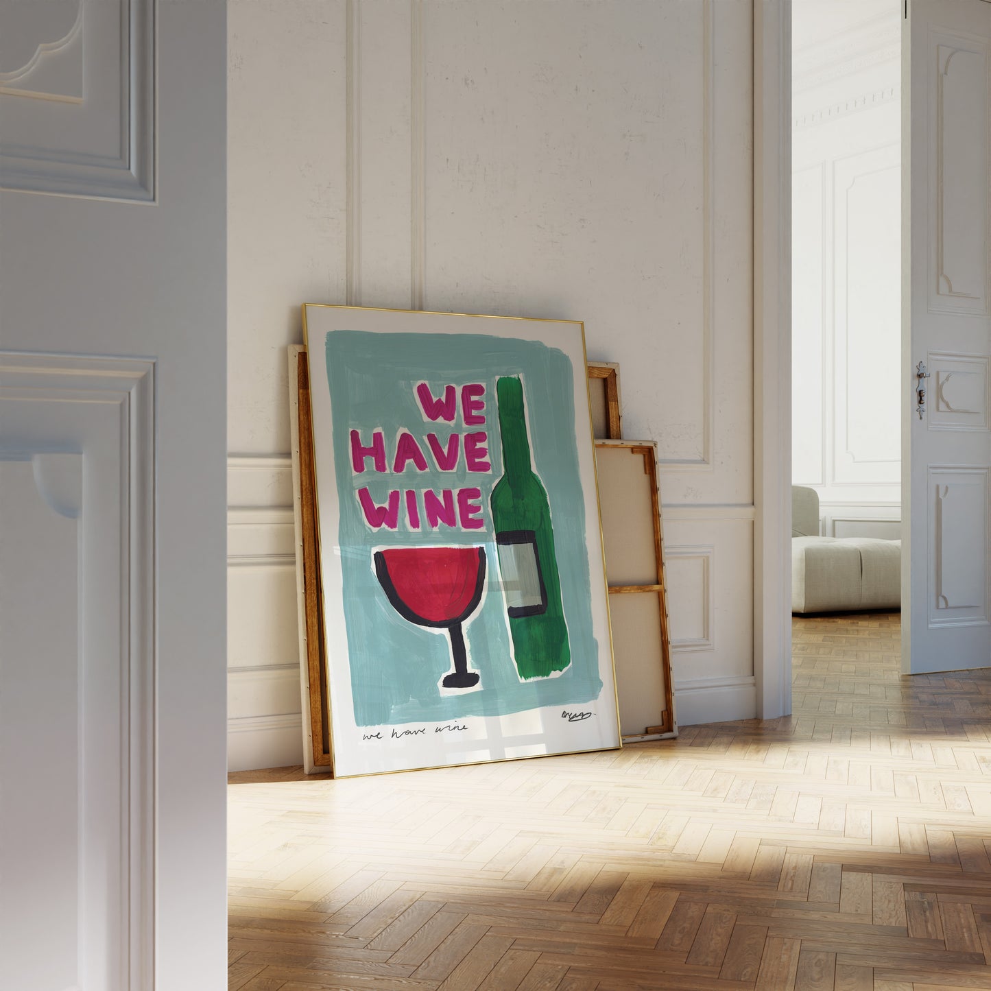 We Have Wine Art Print