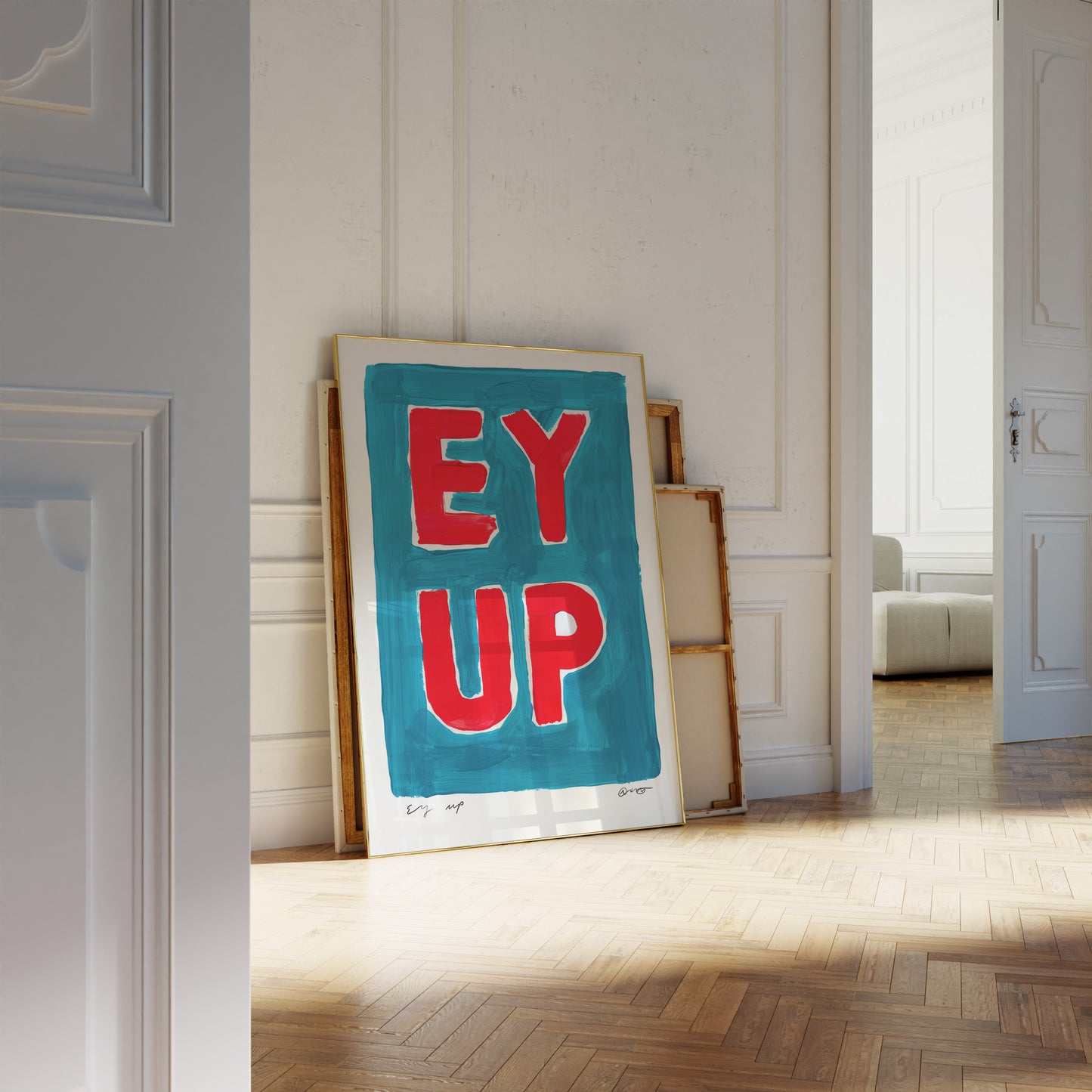 Ey Up Art Print