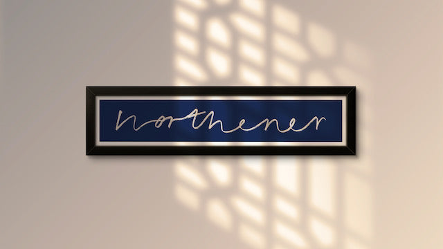 'Northener' Panoramic Art Print / Framed or Unframed / 60 cm x 12 cm