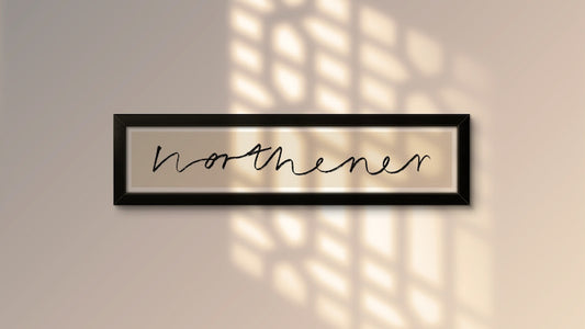 'Northener' Panoramic Art Print / Framed or Unframed / / 60 cm x 12 cm