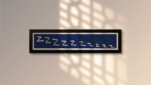 'Zzzzzzz' Bedroom Panoramic Art Print / Framed or Unframed / / 60 cm x 12 cm