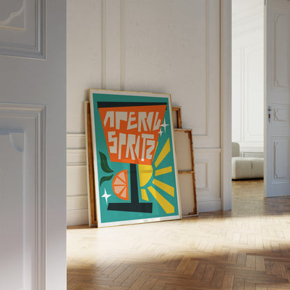 Aperol Spritz Art Print