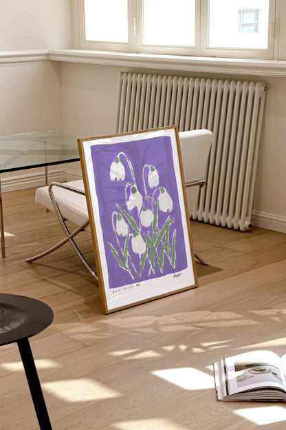 Snowdrops Art Print