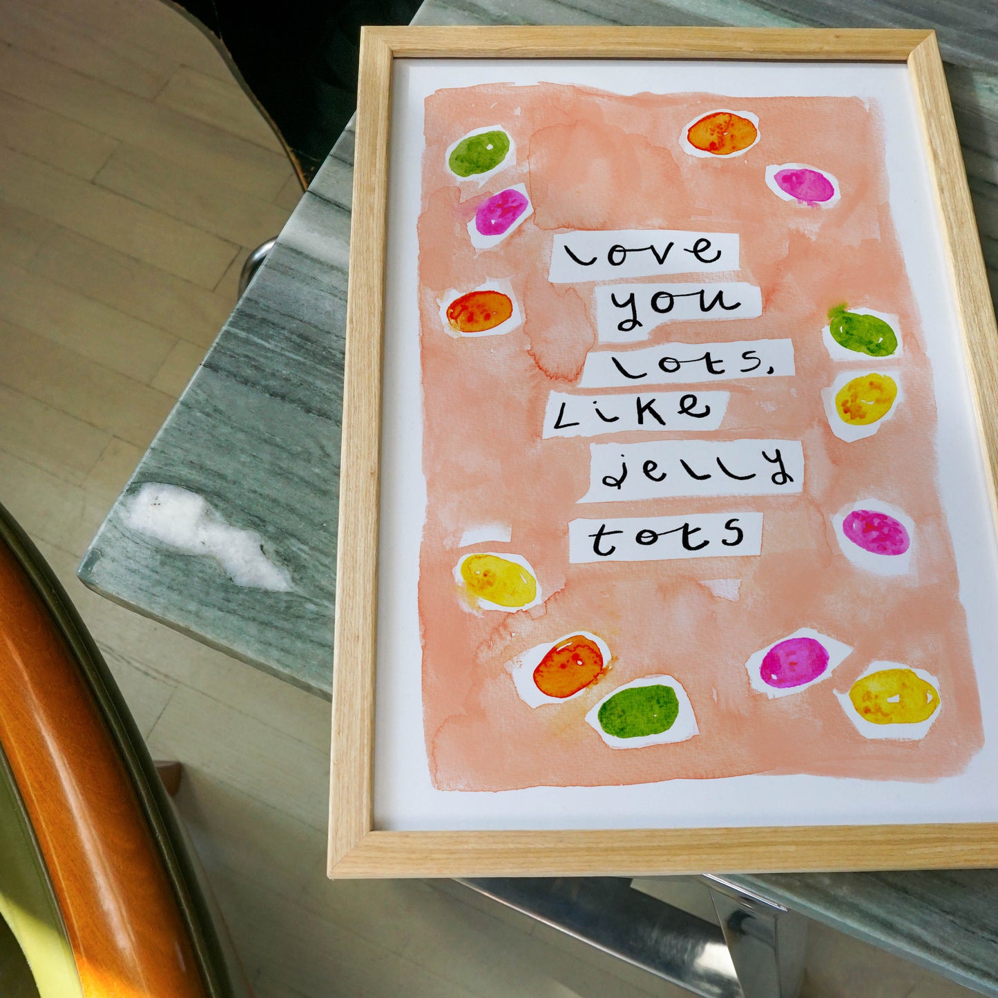 Love You Lots, Like Jelly Tots Art Print