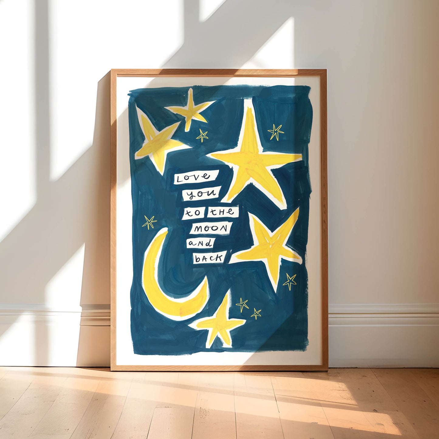 Love You To The Moon And Back Art Print