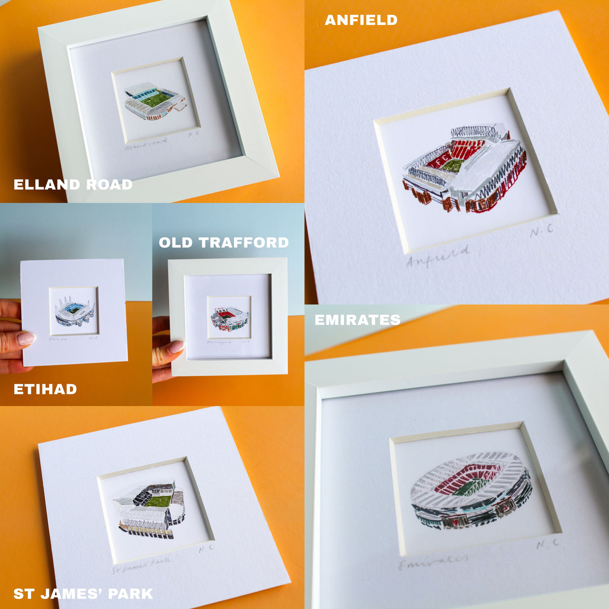 Football Stadium Mini Art Print