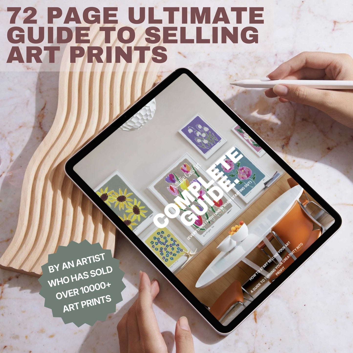 Ultimate Art Print Business Guide - How to Sell your Art Ebook - 72 Pages