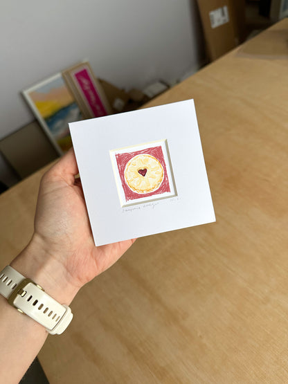 Jammie Dodger Mini Art Print