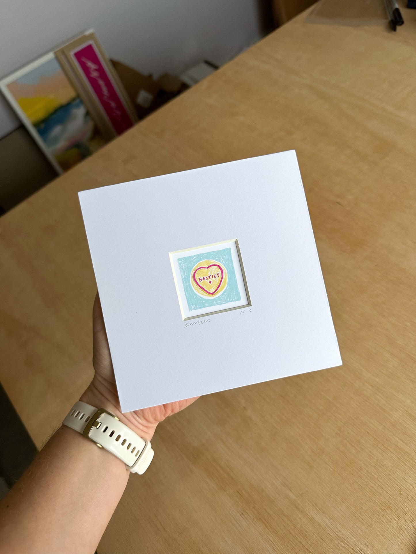 Besties Mini Art Print